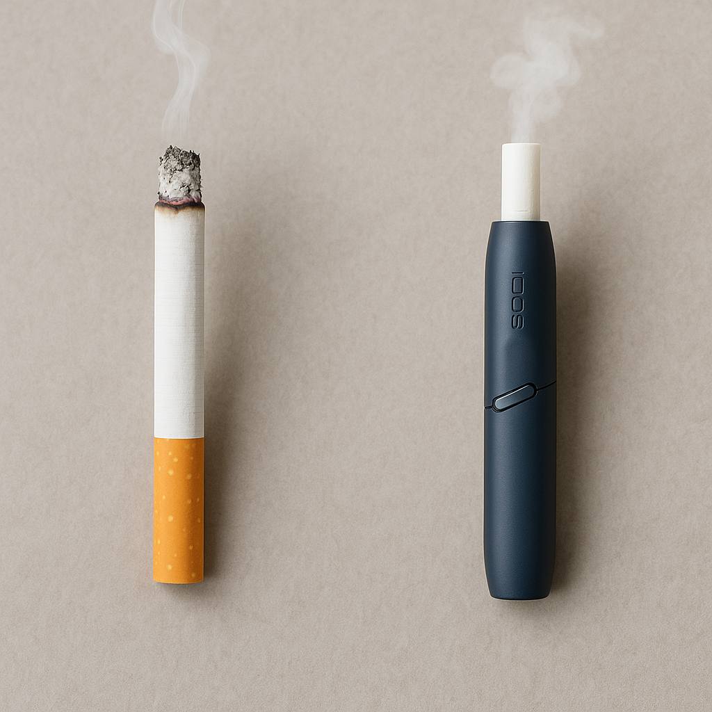 سیگارهای الکترونیکی در مقابل سیگار های معمولی سیگار الکترونیکی و سیگار معمولی  دارای اثرات مشابهی بر روی بدن هستند. این اثرات منفی شامل افزایش خطر ابتلا به سرطان، بیماری های ریه و ... می باشند. محققان در مورد اثرات طولانی مدت سیگار معمولی بیشتر از اثرات سیگار الکترونیک می دانند