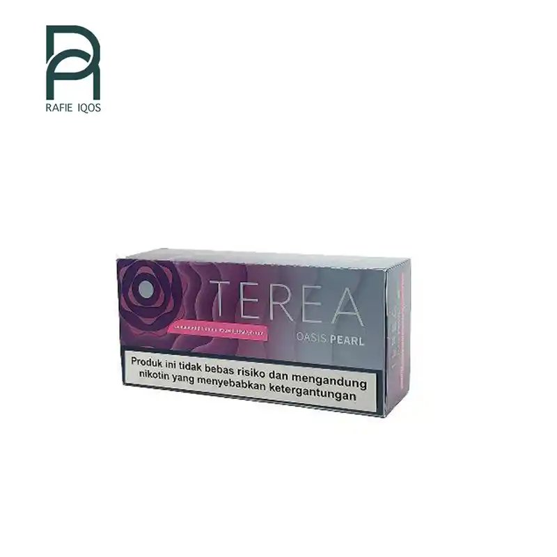 TEREA Oasis Pearl یکی از طعم‌های خوش‌ساخت و محبوب سری اروپایی تریا است که با ترکیبی از خنکی ملایم منتول و رایحه‌ای لطیف و الهام‌گرفته از طبیعت گرمسیری