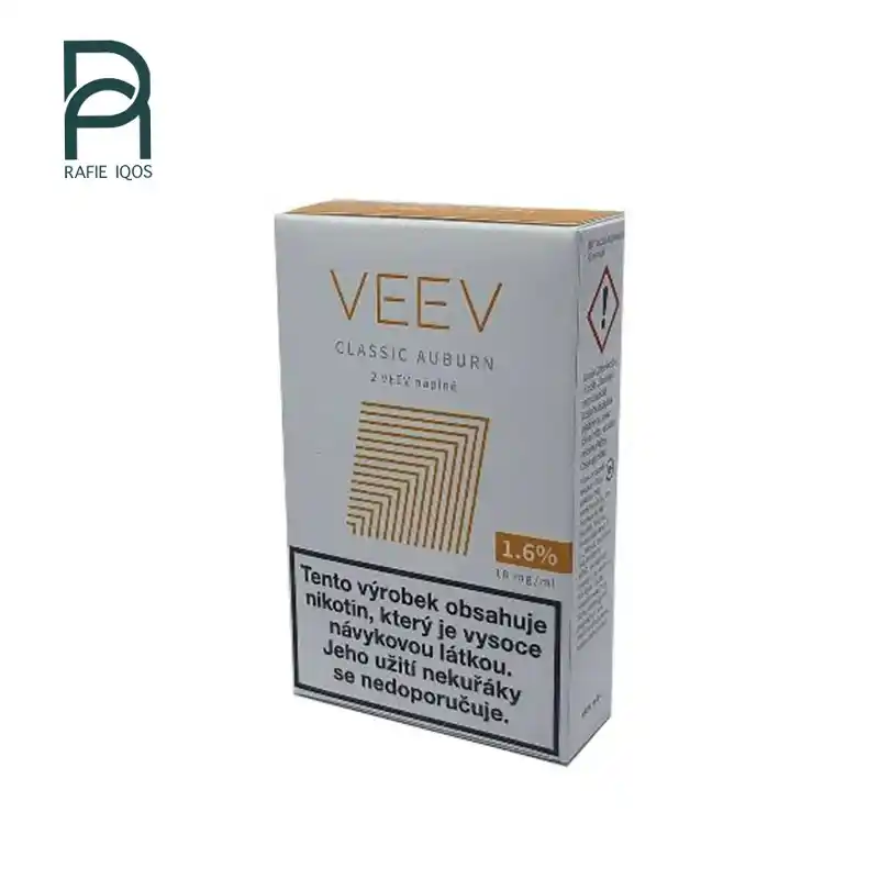 VEEV Amber یکی از طعم‌های کلاسیک و پرطرفدار برند ویو است که با پایه‌ی تنباکوی ملایم و رایحه‌ای گرم و کمی شیرین طراحی شده.