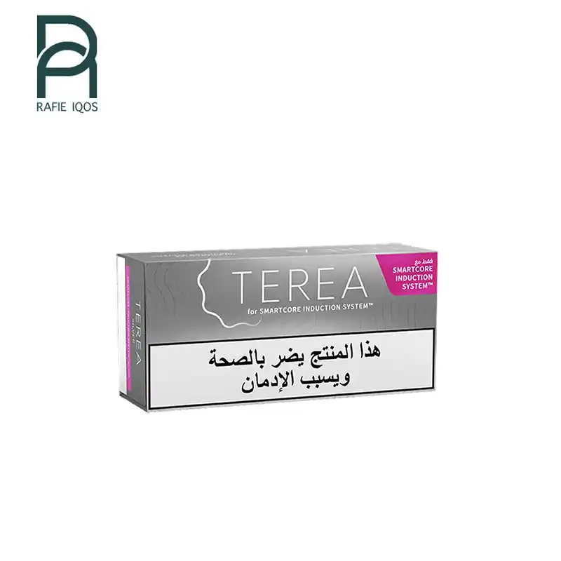TEREA Silver عرب یکی از طعم‌های کلاسیک و سبک برند TEREA است که با رایحه‌ای ملایم و تنباکویی طراحی شده