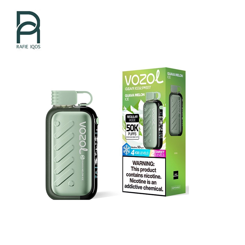 پاد وزول 5000 پاف طعم خربزه یخ Vozol guava melon ice