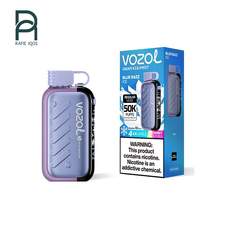 پاد وزول 5000 پاف طعم راز آبی یخ Vozol blue rass ice