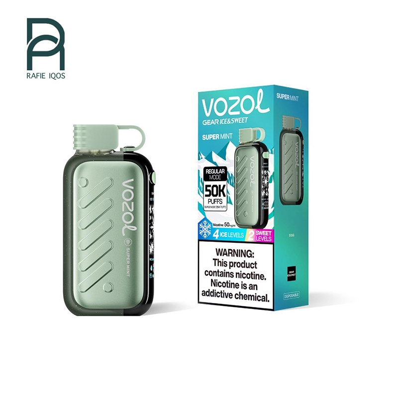 پاد وزول 5000 پاف طعم سوپر مینت Vozol Black super mint