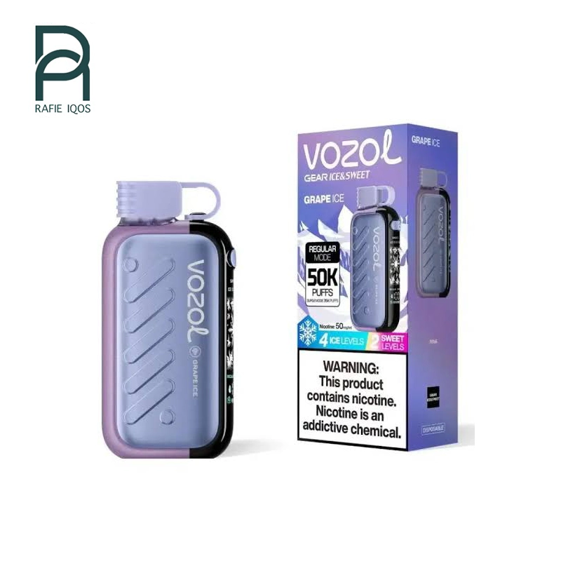 پاد وزول 5000 پاف طعم انگور یخ Vozol grape ice