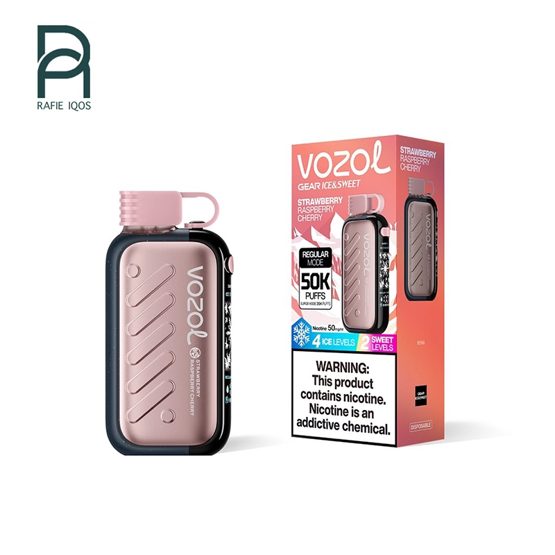 پاد وزول 5000 پاف طعم توت فرنگی تمشک گیلاس Vozol strawberry rasperry cherry
