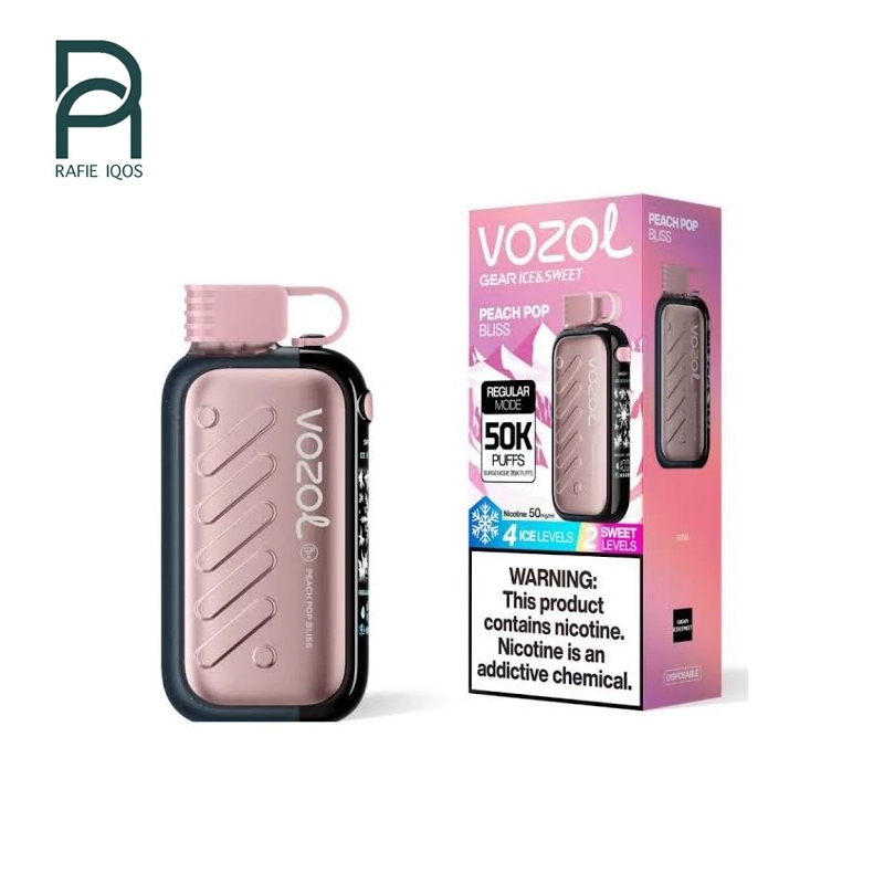 پاد وزول 5000 پاف طعم هلو پاپ بلیس Vozol peach Pop Bliss