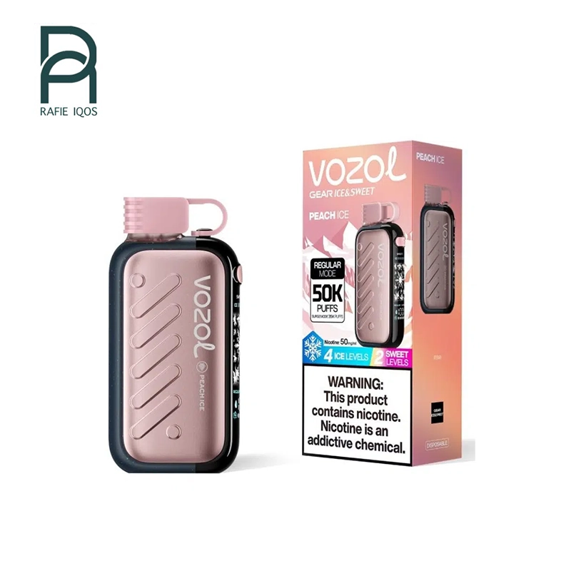 پاد وزول 5000 پاف طعم هلو یخ Vozol peach ice